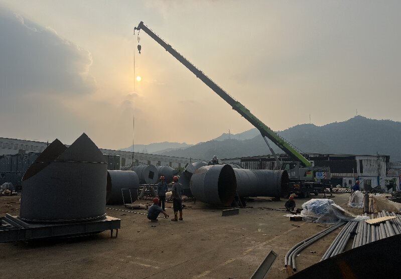 全力攻坚保工期 河南环碧冲刺肇庆通产项目月底完工